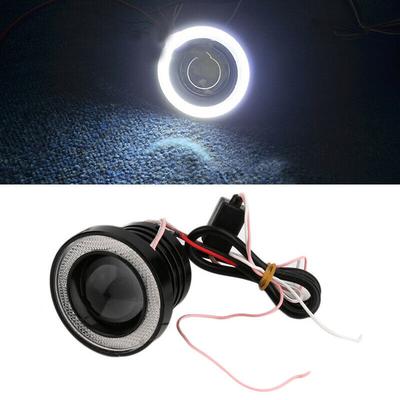1 Pcs 3.5" Angel Eyes LED Fog Light Car SUV Universal White Driving Head Lamp 12V