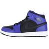 New JORDAN 1 Mid Black Dark Concord 2014 554724-019