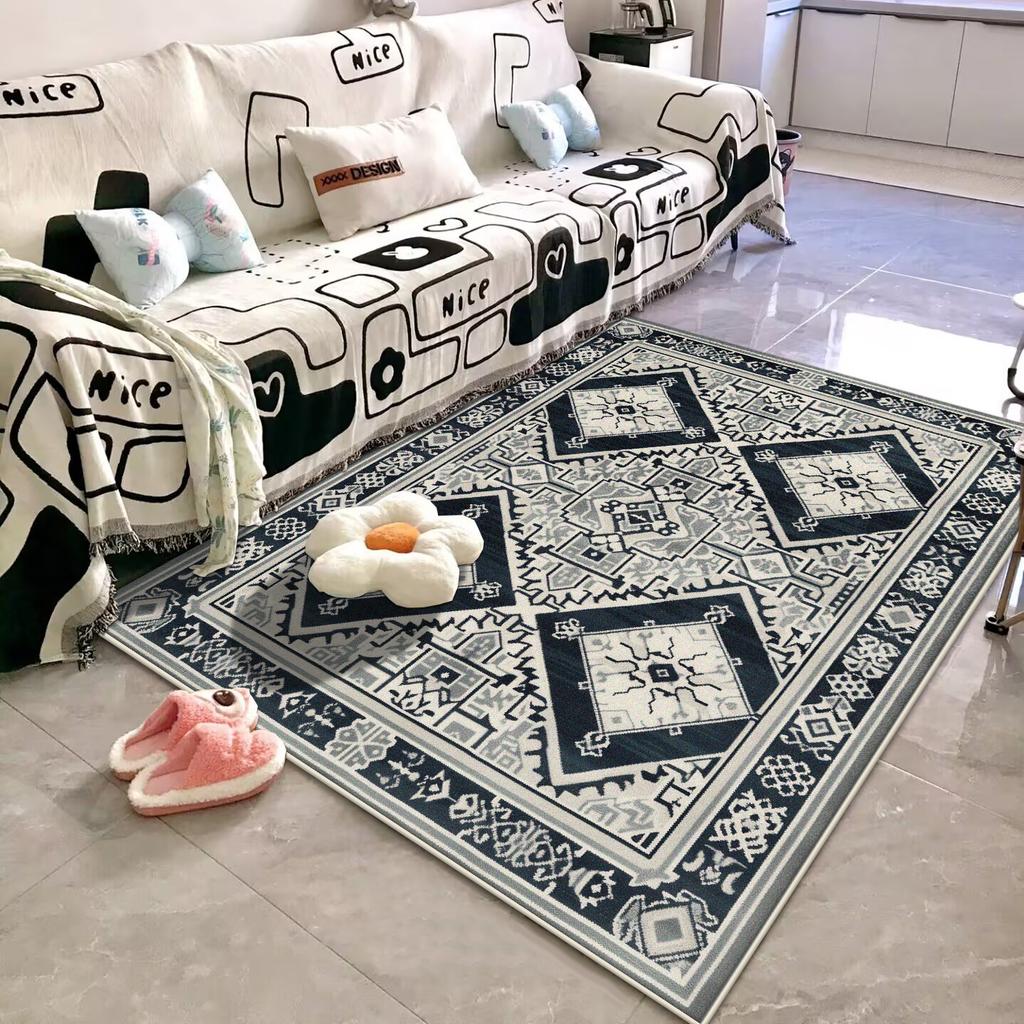 Retro Böhmen Dekoration Teppiche Wohnzimmer Persische Abstrakte Teppiche Zuhause Sofa Leichter Luxus Bodenmatte Schlafzimmer Ankleidezimmer Lounge Teppich