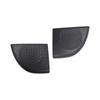 Automotive Door Speaker Cover Black Grille Plastic Replacement Easy Install Accessory for Sound System Enhancement