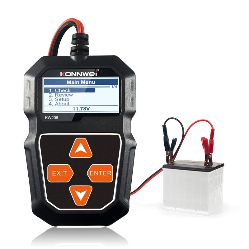 Tester 12V autobaterie Digitální automobilový diagnostický tester baterií Analyzátor Diagnostika vozidla Skener nabíjení Auto Tool