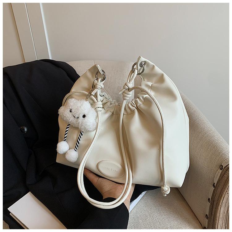 

IELGY Сумка студенческого класса большой вместимости, сумка-тоут Tide Han, универсальная сумка через плечо для поездок на работу бежевый