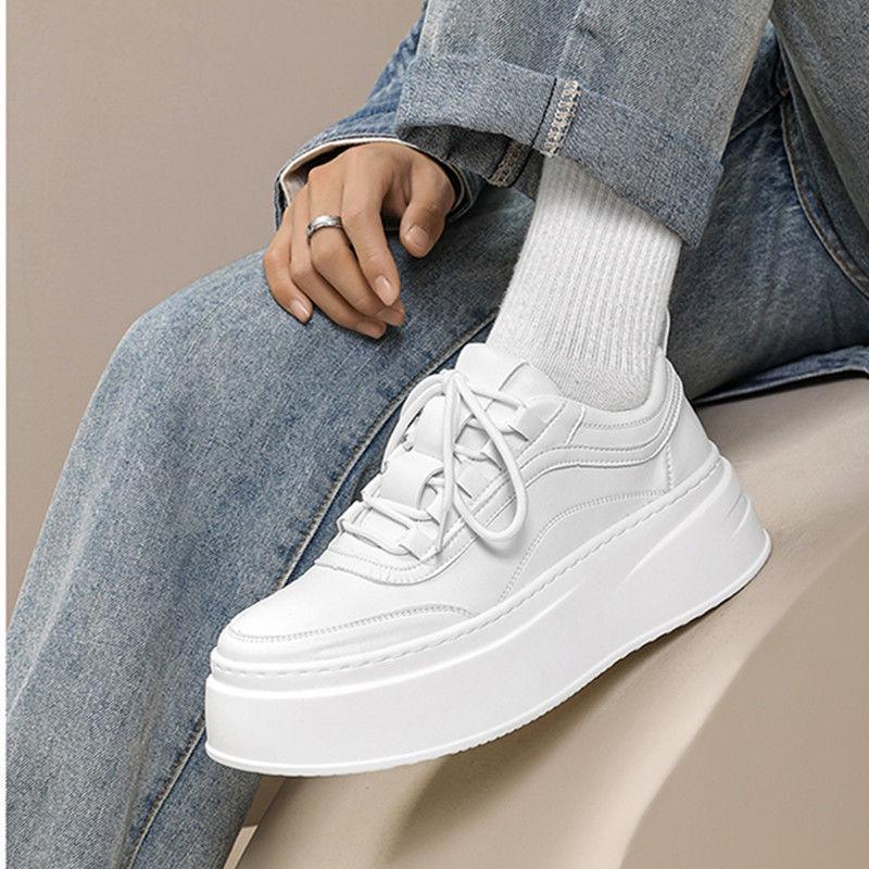 

2024 Мужские белые невидимые черные туфли на платформе для увеличения роста 39