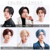 affiliated member 2024 innovative style wig black wig center part natural wig center part short Korean style pure black [TefuRe Men's Wigs] J-hair