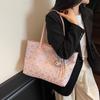 Large-capacity Bag Women's Summer Versatile New Casual Shoulder Bag Premium Texture Commuter Tote Bag