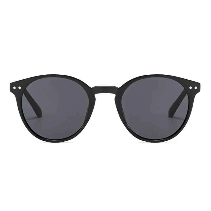 Fashion Elegant Sunglasses Men Women Brand Designer Plain Vintage Round Sun Glasses Male Female Shades