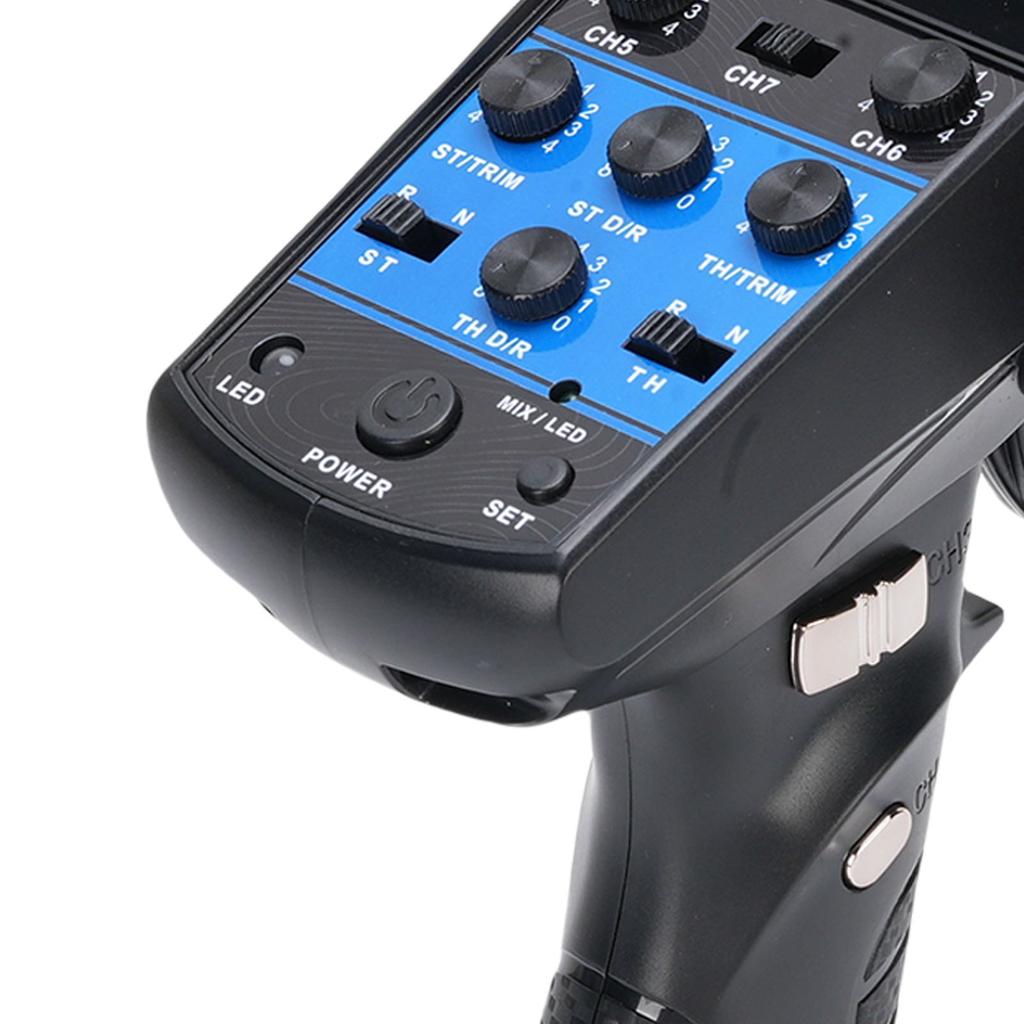 2.4G Remote Control Kit for RC Car Boat Tank 7 Channels Transmitter and Receiver Support High Pressure Servo