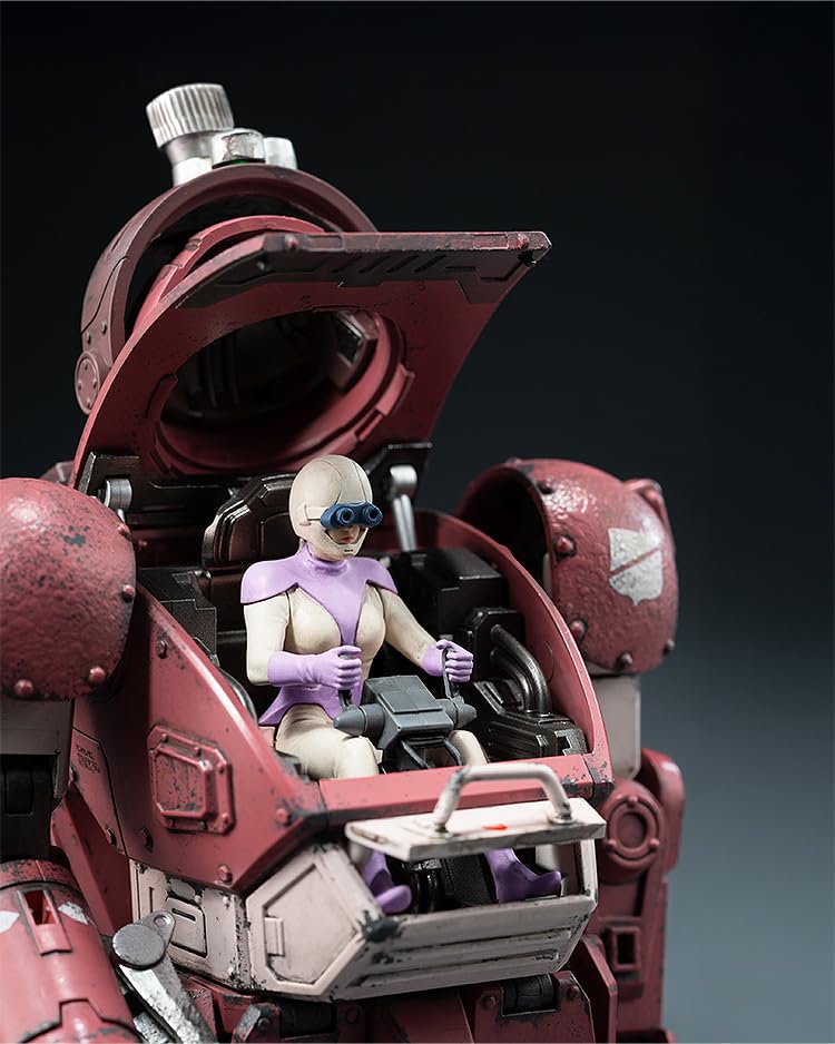 Threezero Armored Trooper Votoms Brutish Dog and Zinc Alloy Painted Movable Figure Robo-Dou Non-Scale ABS, PVC, POM,