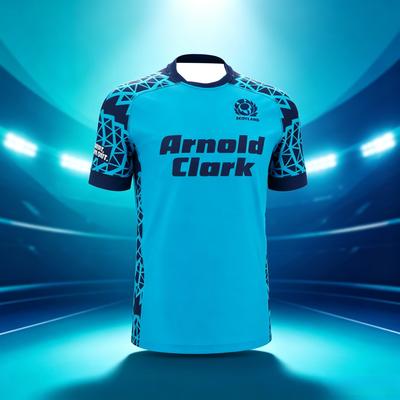 2026 Nouveau Maillot d'Entraînement de Rugby Écosse Impression 3D Homme T-shirt Y2K Surdimensionné Convient pour le Port Quotidien et l'Entraînement Mode