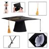 Pet Graduation Hat Birthday Parties Supply Hat Adjusting Belt Cat Bachelor Hat