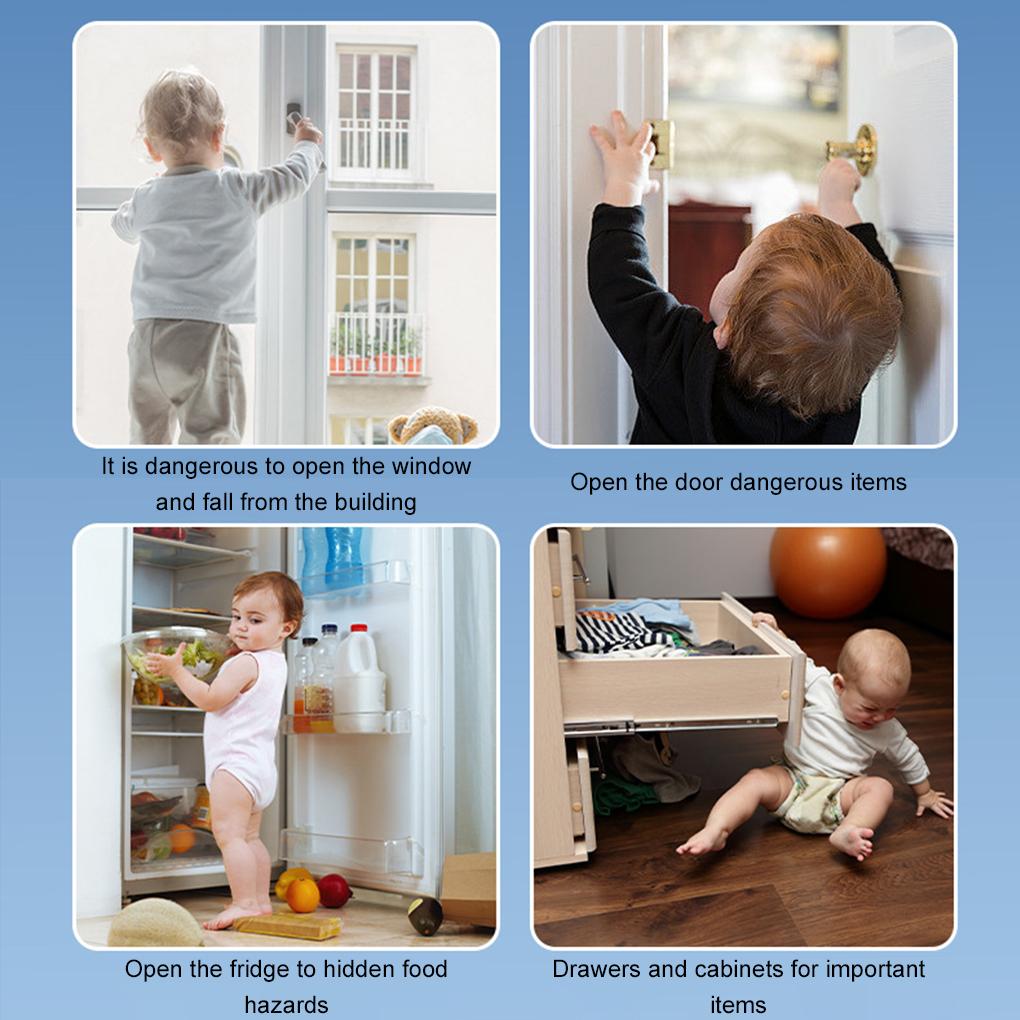 ABS Biometric Fingerprint Lock For Drawers Valuables With Ease Multi Functional Refrigerator Lock