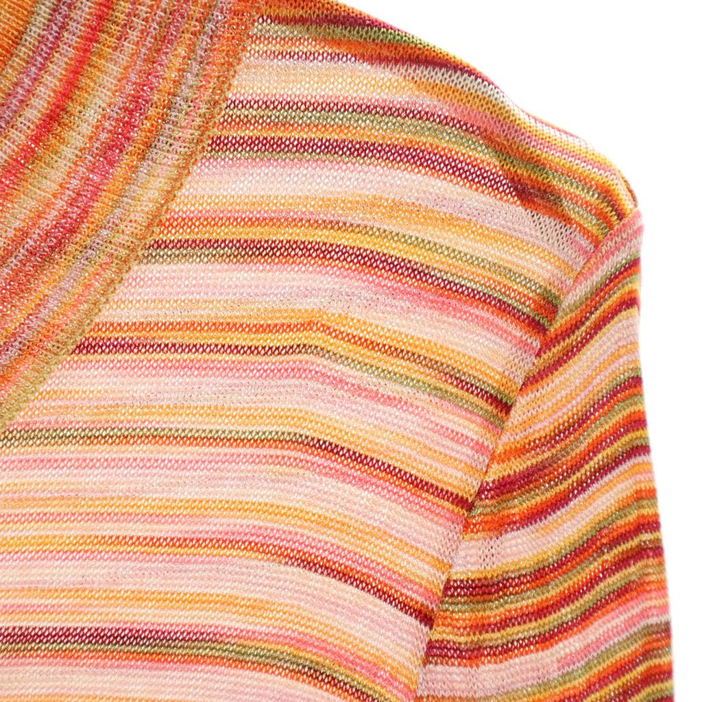 Missoni Made In Italy BoaterPattern Long Sleeve Cardigan 40 Women Used