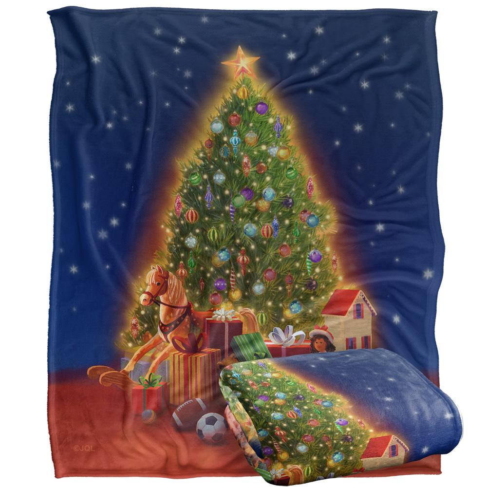 JQ Licensing Silky Gifts Christmas Supersoft Blanket