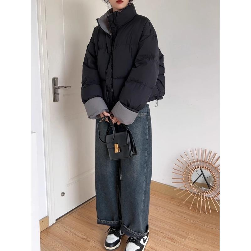 Women's New Windproof Lightweight Thickened Fluffy Warm Loose High-quality Fabric Casual Sports Bread Clothing Cotton Clothing