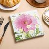 20Pcs Pink Flower Printed Paper Napkins, 2-Ply Disposable Napkins for Baby Shower Birthday Party - Table Decor Tissue Supplies
