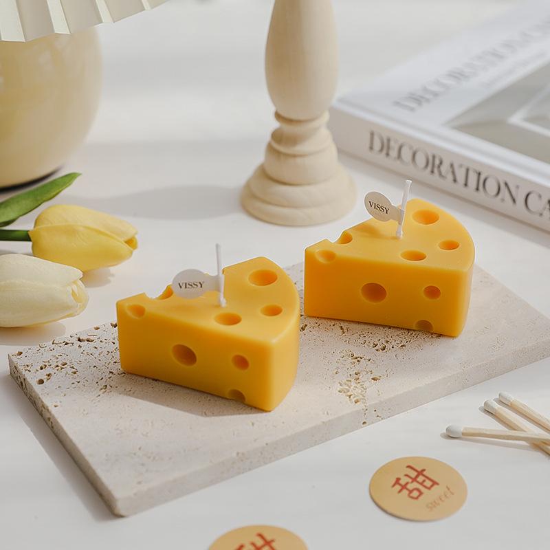 Aromatherapy Candles Cheese Candles Shooting Props Creative Home Decorations