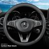 Leather Car Steering Wheel Cover for Mercedes Benz Amg CLS GLC GLB CLA 250 W218 W166 C200 W204 W245 W203 W221 W211 Accessories
