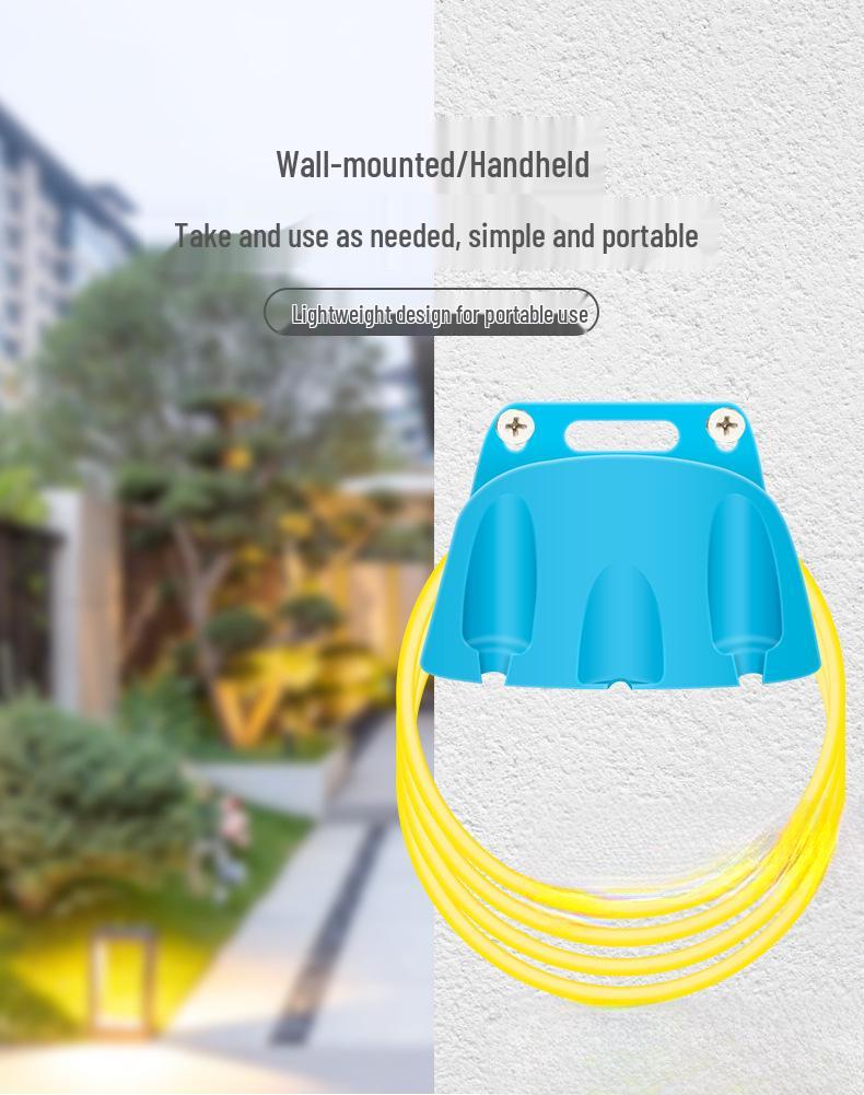 Rice Water Pipe Frame & Car Wash Gun Splitter Storage Rack Reel for Garden Watering Tools