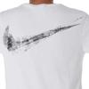 Nike Logo Print Rundhals Bequem Atmungsaktiv Kurzarm T-Shirt Herren Oberteile Weiß HF5247-100