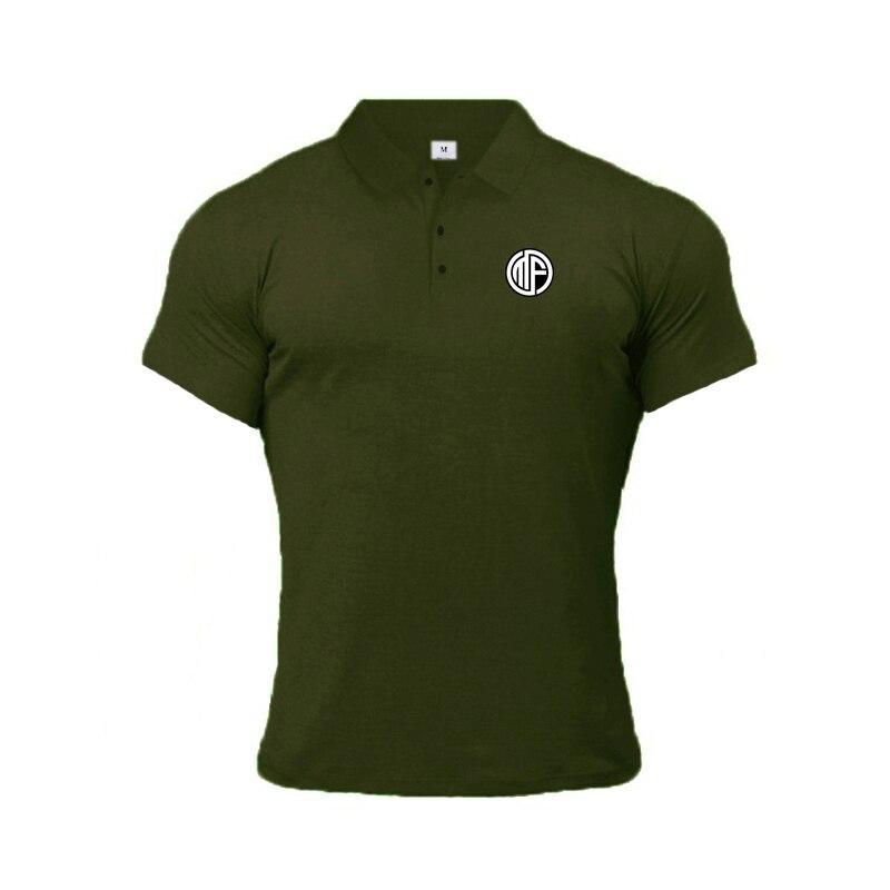 Muscleguys Sommer Ny Revers Kort Erm Herre Business Pustende Kul Poloskjorte