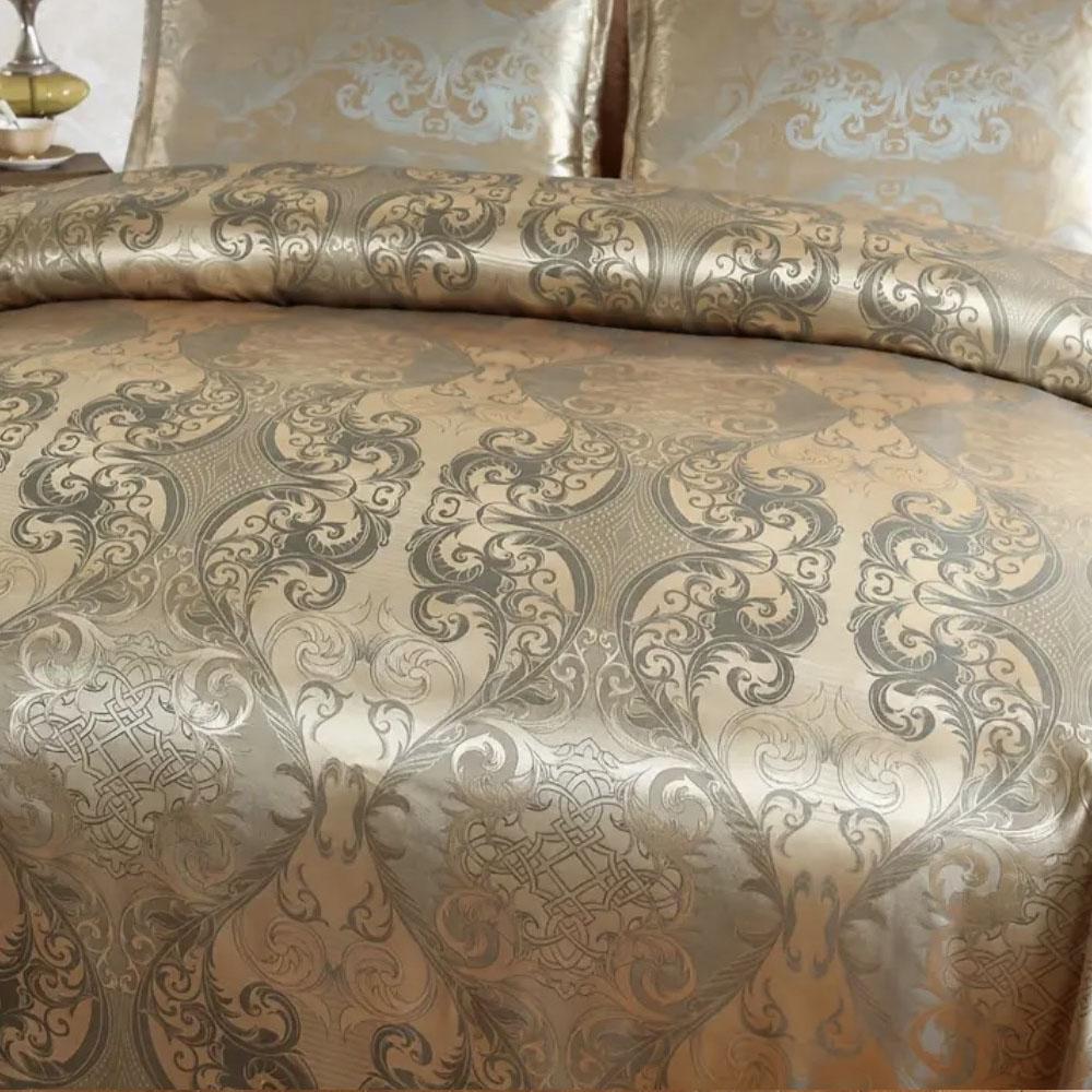 3pcs Light Luxury Luxury Bed Cover Set for Bedroom Apartment In Any Season Twin/Full/Queen/King(1pc Bed Cover +2pcs Pillowcase)