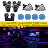64 Colors LED Air Vents For Mercedes Benz W213 E-Class Coupe AMG E43 E53 E250 3D Rotating Tweeter Speaker Interior Ambient Light