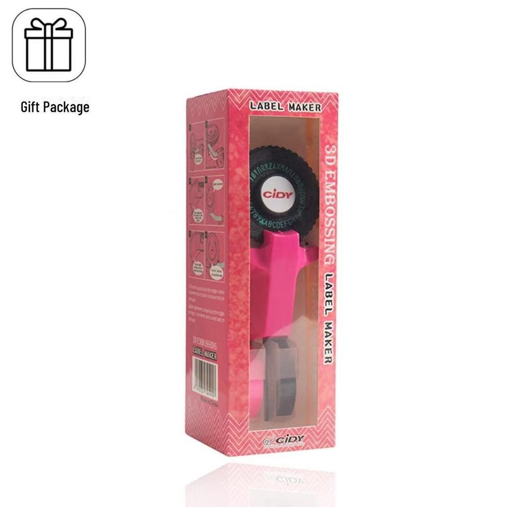 TikTok Xidi C101 Mini Manual Label & Embossing Machine with Decorative Tape and Engraving Capabilities.
