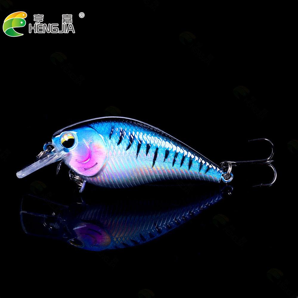 HENGJIA 1pcs Shallow Diving Crankbait Artificial Wobbler Hard Bait 7.5cm 9.5g
