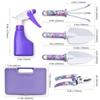 10PCS Garden Tools Kit Gardening Tools Set Pruner Rake Shovel Grass Garden Hand Tool Set With Storage Case