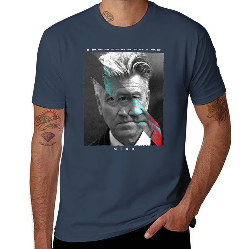 David Lynch Transendental Mind Tshirt Gym Exercise Short Sleeve Tshirt