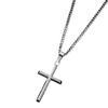 Adjustable Chain Crosses Pendant Necklace Accessory for Men and Women Stainless Steel Versatile Fashion Accessory