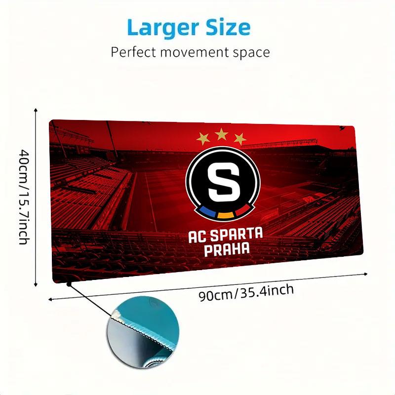 Prague Mouse Pad, Large Gaming Desk Mat, Non-slip XXL Mousepad for Laptop & Tablet, Mini PC Playmat with Stitched Edges