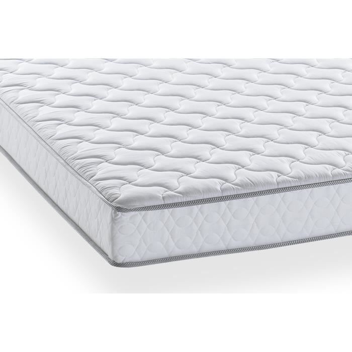 Ensemble matelas + sommier 140 x 190cm - Mousse à mémoire de forme - DEKO DREAM Koysi