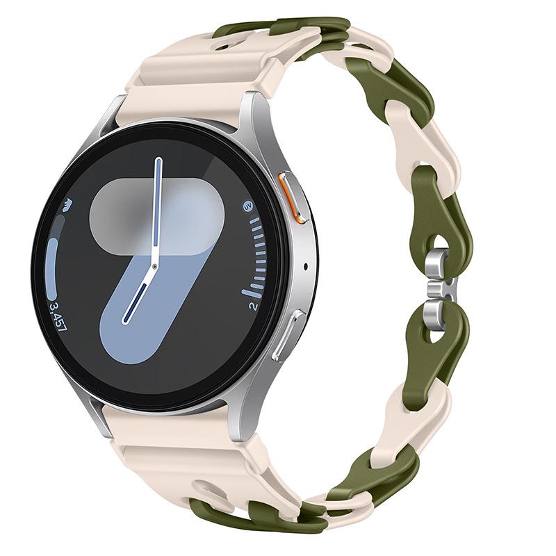 Fashion Hollow Silicone Strap for Samsung Watch7 & Huawei GT3 Pro
