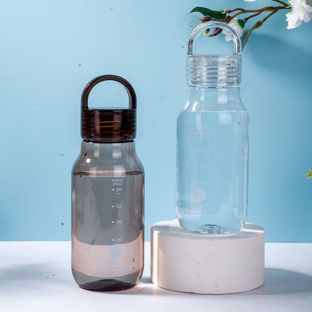 Black White Water Cup with Handle Sports Kettle Portable Water Bottle Outdoor Sport