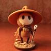 Hollow Knight Silksong Grimmkin Pilgrim Boxed Action Figure Collectible Desktop Decoration For Hollow Knight Game Enthusiasts