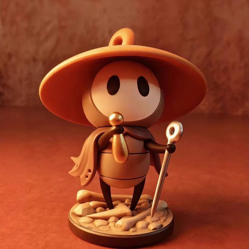 Hollow Knight Silksong Grimmkin Pilgrim Boxed Action Figure Collectible Desktop Decoration For Hollow Knight Game Enthusiasts