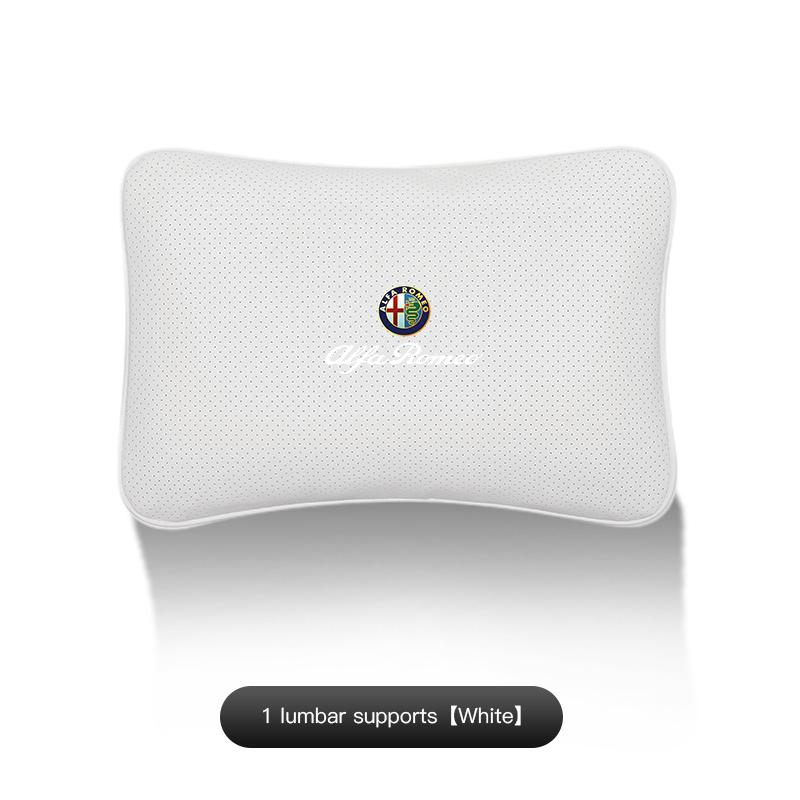 CAR COMFORTABLE HEADREST AND LUMBAR SUPPORT VALVE CAP For Alfa Romeo Giulietta GT 159 147 156 Mito Brera Giulia F1 Stelvio