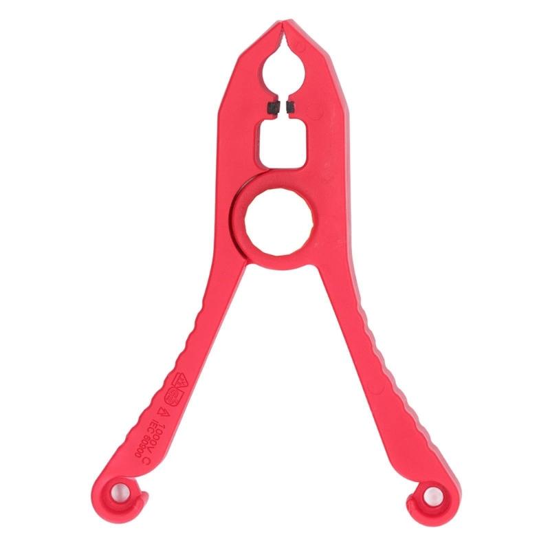 

1000V Shockproof Wire Holder Secure 33mm Opening Lightweight ABS Insulated Cable Clamp for Circuit Repair 1