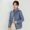 Women's Plus Size Lightweight Hooded Down Jacket - 90% Thin White Duck Down, Autumn/Winter Fashionable Outerwear