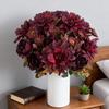 Artificial Flowers Silk Dahlia Rose Festival Home Room Table Garden Arch Wall Wedding Bridal Bouquet Party Diy Gifts Prop Decora