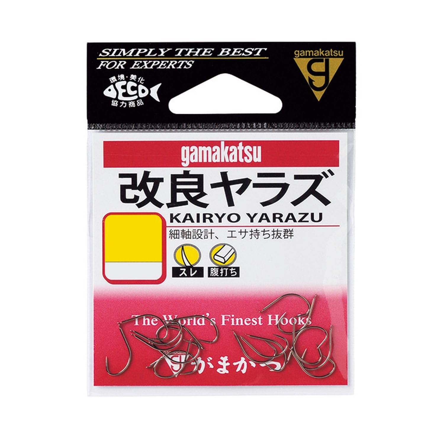 Gamakatsu Improved Yarazu Hook Brown No. 6 Fishhook