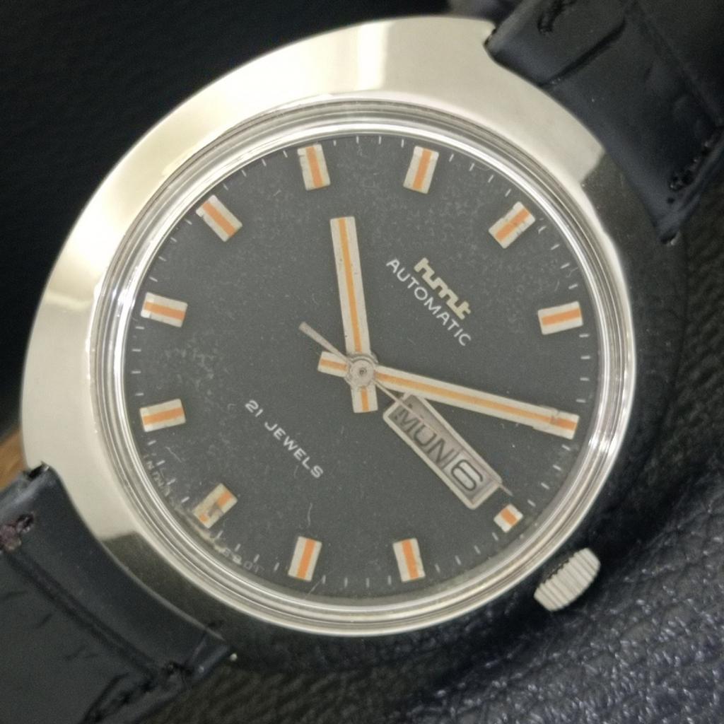

VINTAGE HMT AUTOMATIC 6501 INDIAN MENS ORIGINAL DIAL WATCH a703285-1 R213a-a703285