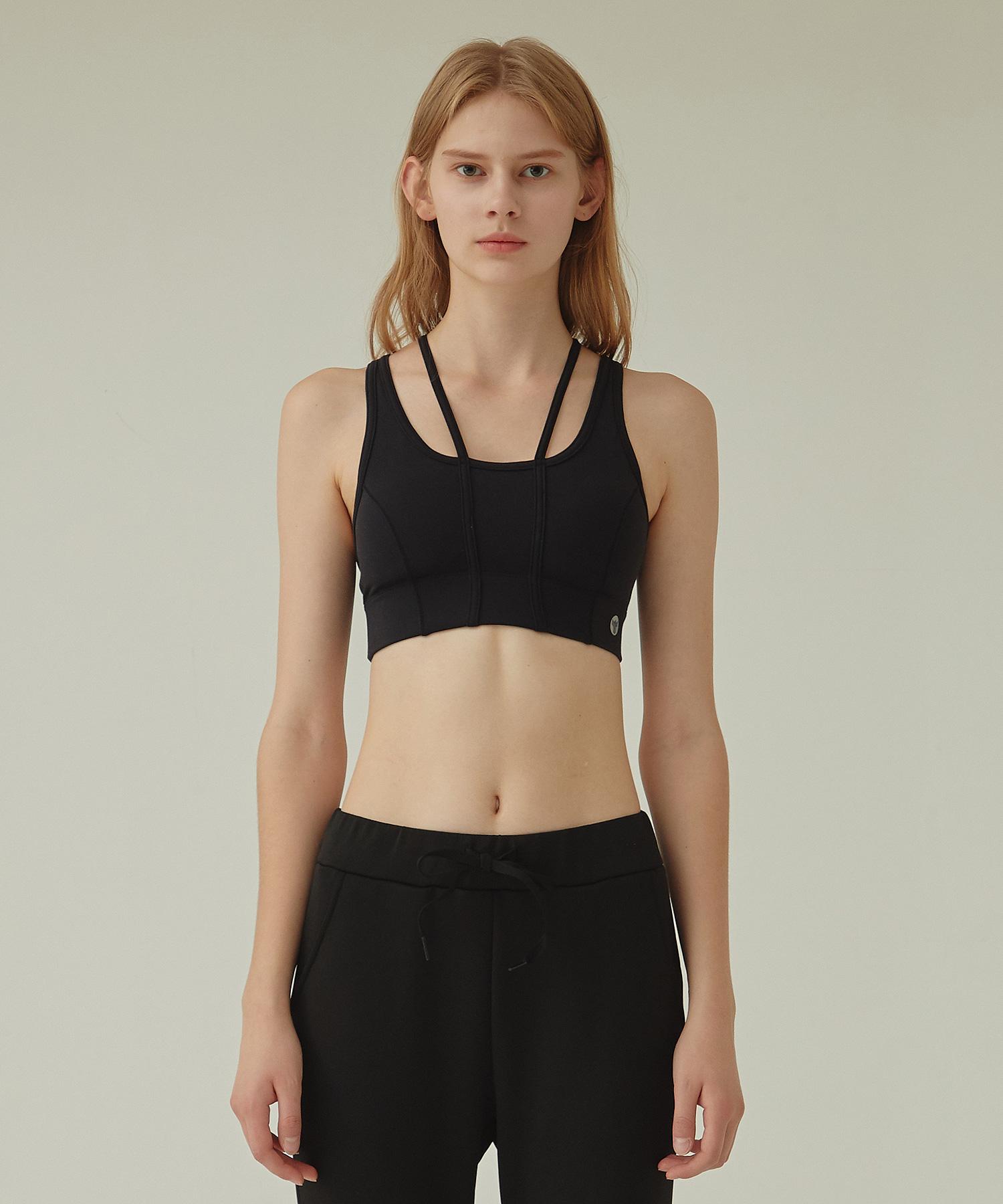 Reina Mora Infinite Bra Top Black 10-77 (T581)