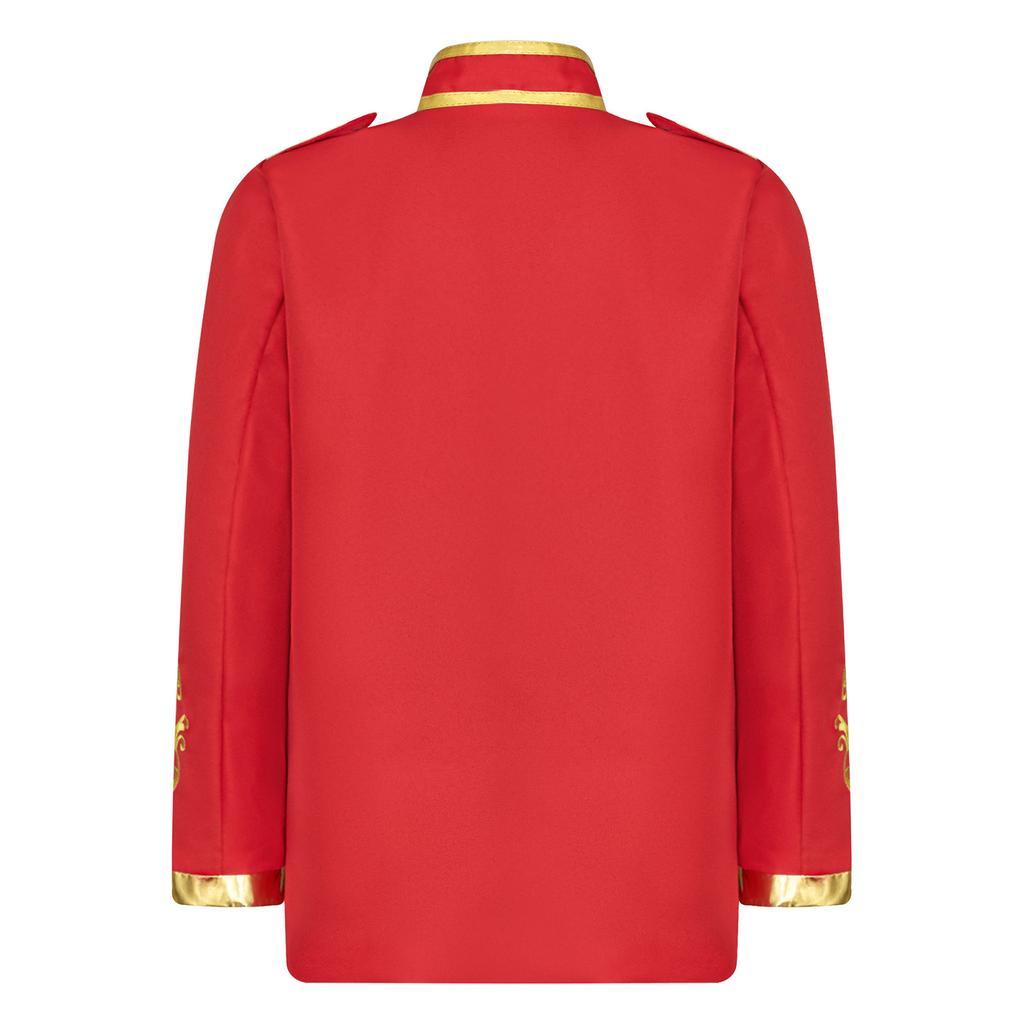 Boys Halloween Medieval Prince Costume Gold Embroidered Jacket Retro Palace Court Uniform