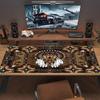 Indian Wolf Color Mouse Pad Large Gaming Table Cushion Non-slip Laptop Tablet Big Mousepad XXL Mat Mini PC Playmat With Lock Edge