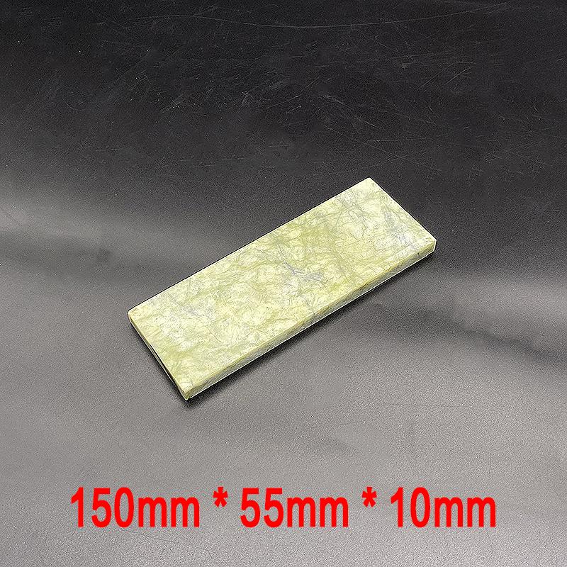 10000 Grit Přírodní zelený achátový ostřící kámen Vodní kámen Jemné broušení Leštění Holicí břitva Kuchyňský nůž Ostřič Honovací nástroj