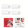 5/10/20pcs Christmas Acrylic Circles Discs DIY Clear Christmas Baubles Acrylic Round Baubles Craft Xmas Tree Hanging Decoration