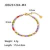 Elegant French Zircon Bracelet Minimalist Titanium Steel Jewelry Accessory