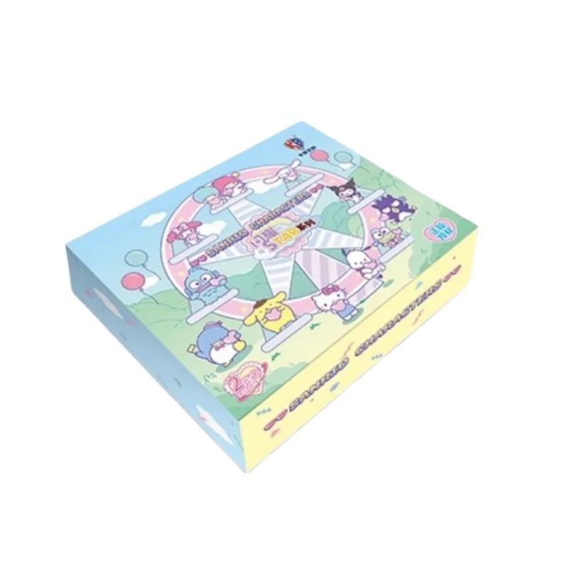 KB Official New Sanrio Family Time Capsule Gift Pack Collectible Cards My Melody Kuromi Cards Anime Merchandise Holiday Gifts